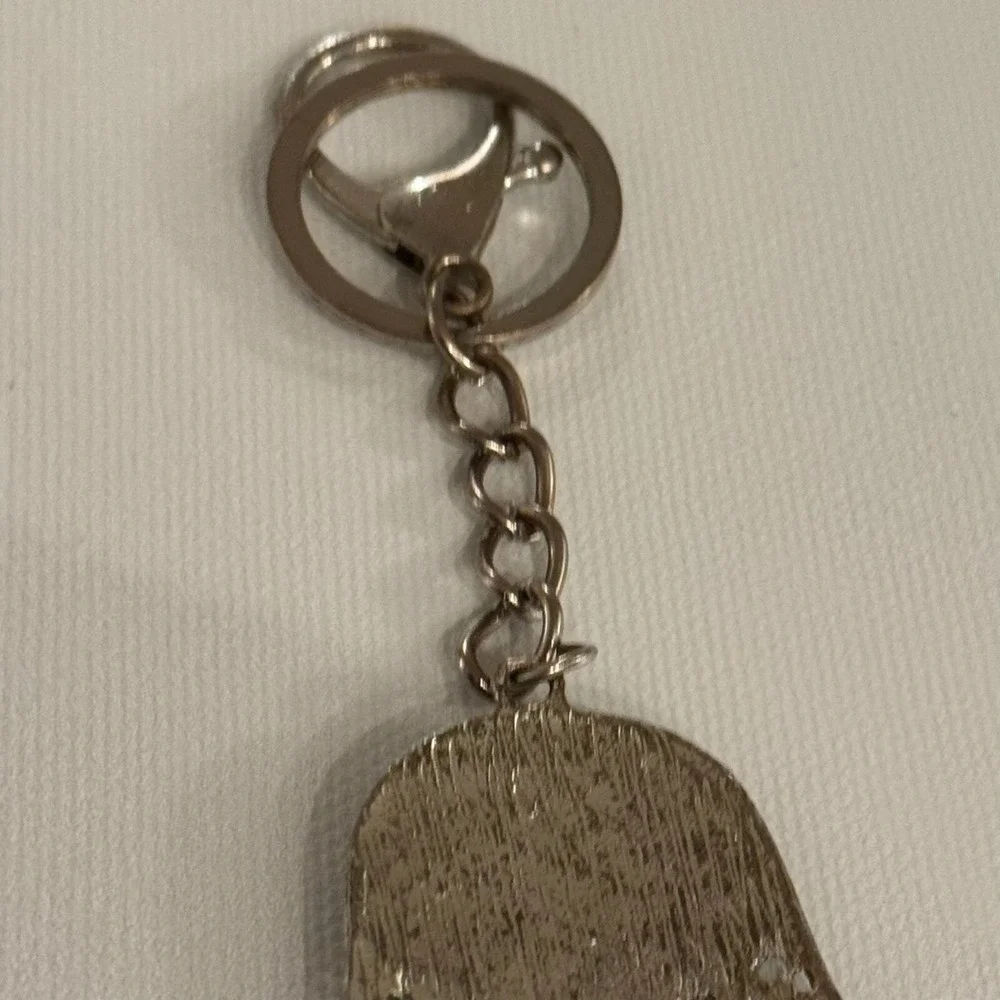 Moroccan‎ Style Hand Keychain Key Ring Silver Tone Multi-Color Beads